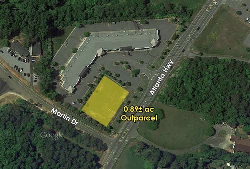 6225 Atlanta Hwy, Alpharetta, GA à vendre - Aérien – Image 3 sur 4