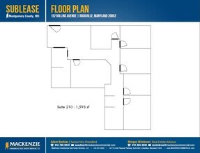 152 Rollins Ave, Rockville, MD à louer Plan d’étage– Image 1 sur 1
