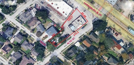 5420 Harrisburg Blvd, Houston, TX - Vue aérienne vue de carte