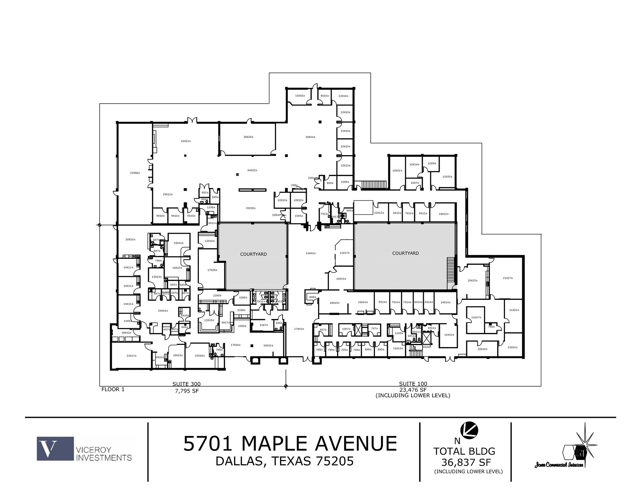 5701 Maple Ave, Dallas, TX à louer Plan de site– Image 1 sur 1