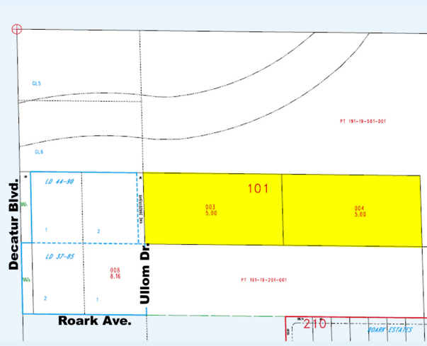 NE Decatur Blvd & Sloan Rd, Las Vegas, NV à louer - Plan cadastral – Image 3 sur 4