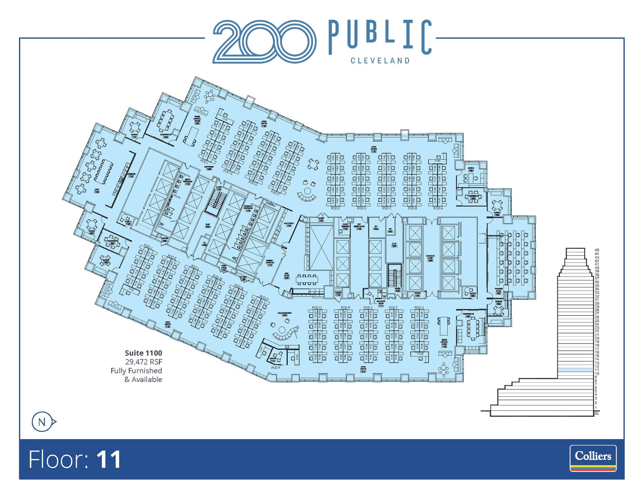 200 Public Sq, Cleveland, OH à louer Photo de l’immeuble– Image 1 sur 1