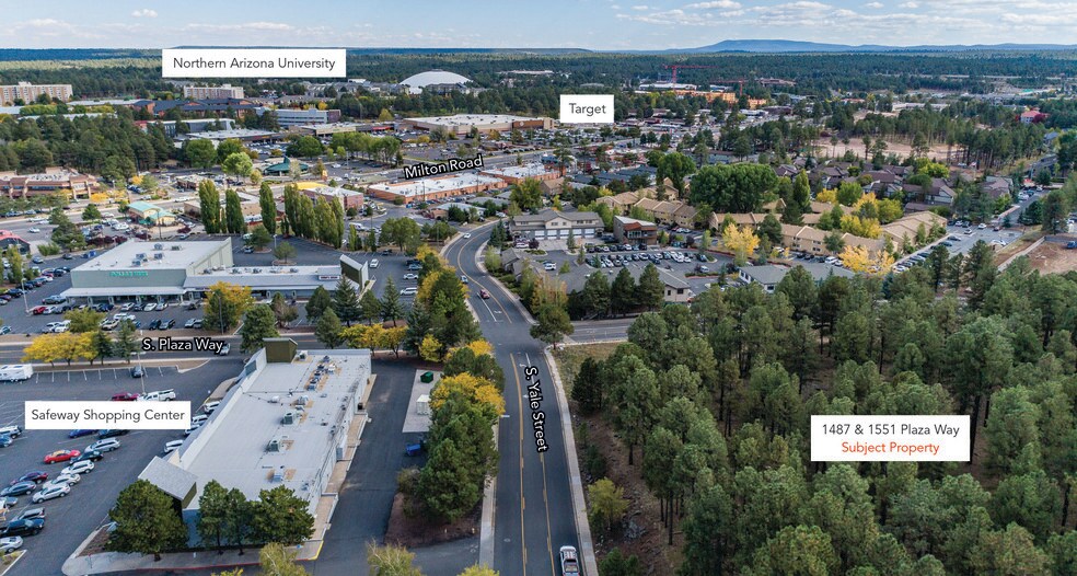 1487-1551 S Plaza Way, Flagstaff, AZ à vendre - Aérien – Image 3 sur 5