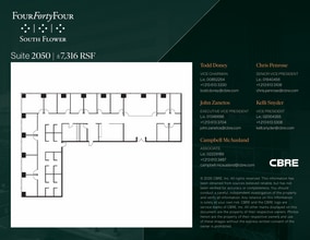 444 S Flower St, Los Angeles, CA à louer Plan d’étage– Image 1 sur 1