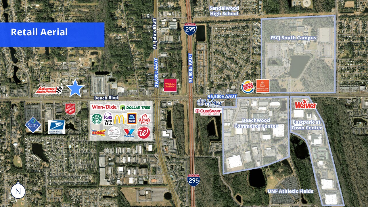 10913 Beach Blvd, Jacksonville, FL à vendre Photo de l’immeuble– Image 1 sur 4