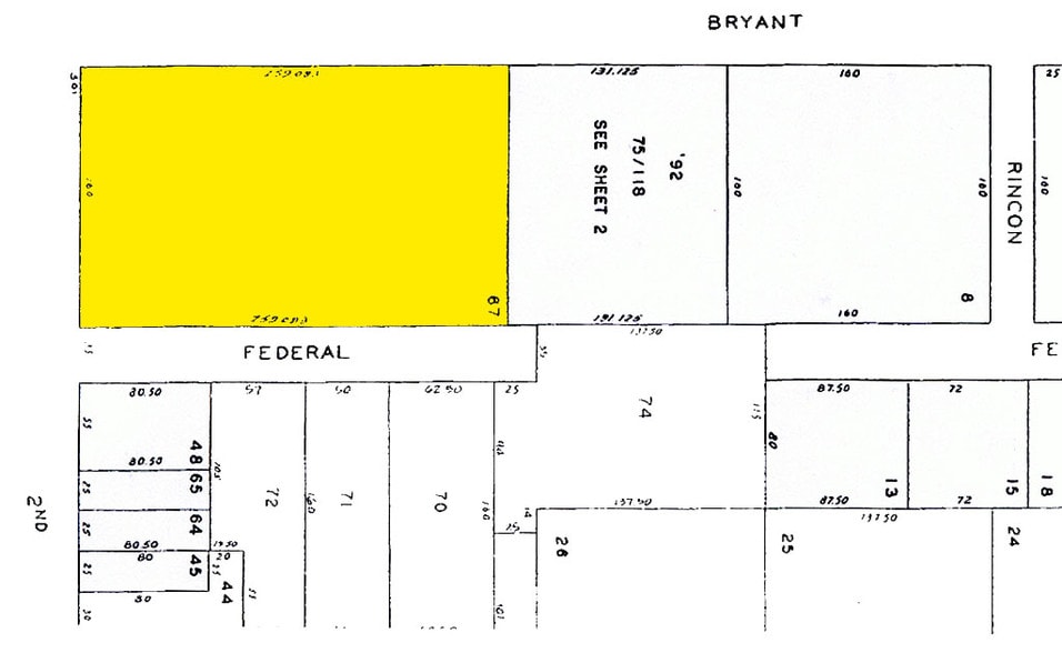 501 2nd St, San Francisco, CA à louer - Plan cadastral – Image 2 sur 13