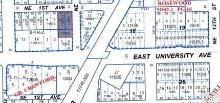 22 NE 11th St, Gainesville, FL - VUE AÉRIENNE vue de carte