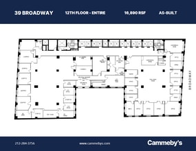 39 Broadway, New York, NY à louer Plan d’étage– Image 1 sur 1