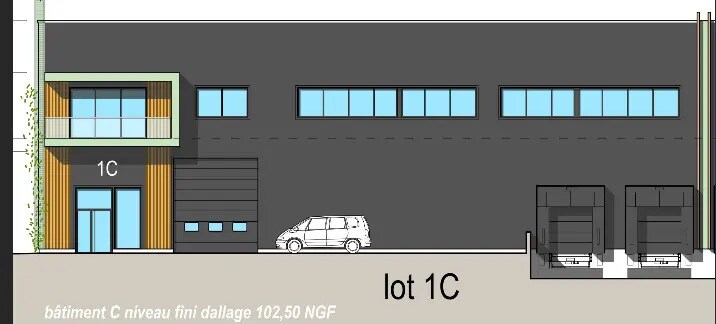 Local d’activités dans La Queue-en-Brie à louer - Plan d’étage – Image 3 sur 5