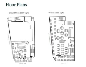 1467-1471 Rue Crescent, Montréal, QC à louer Plan d’étage– Image 2 sur 2