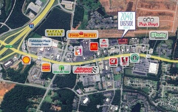2040 Eastside Dr, Conyers, GA - Vue aérienne vue de carte - Image1