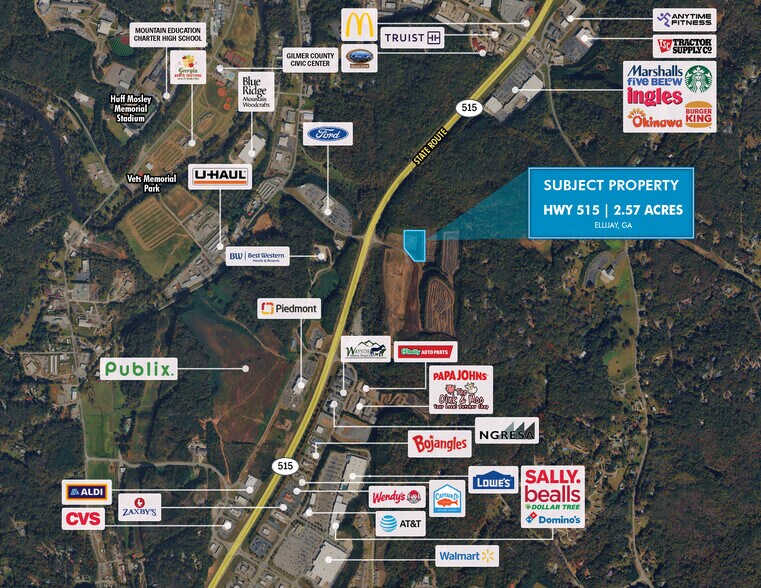 HW 515, Ellijay, GA à vendre - Photo de l’immeuble – Image 1 sur 1