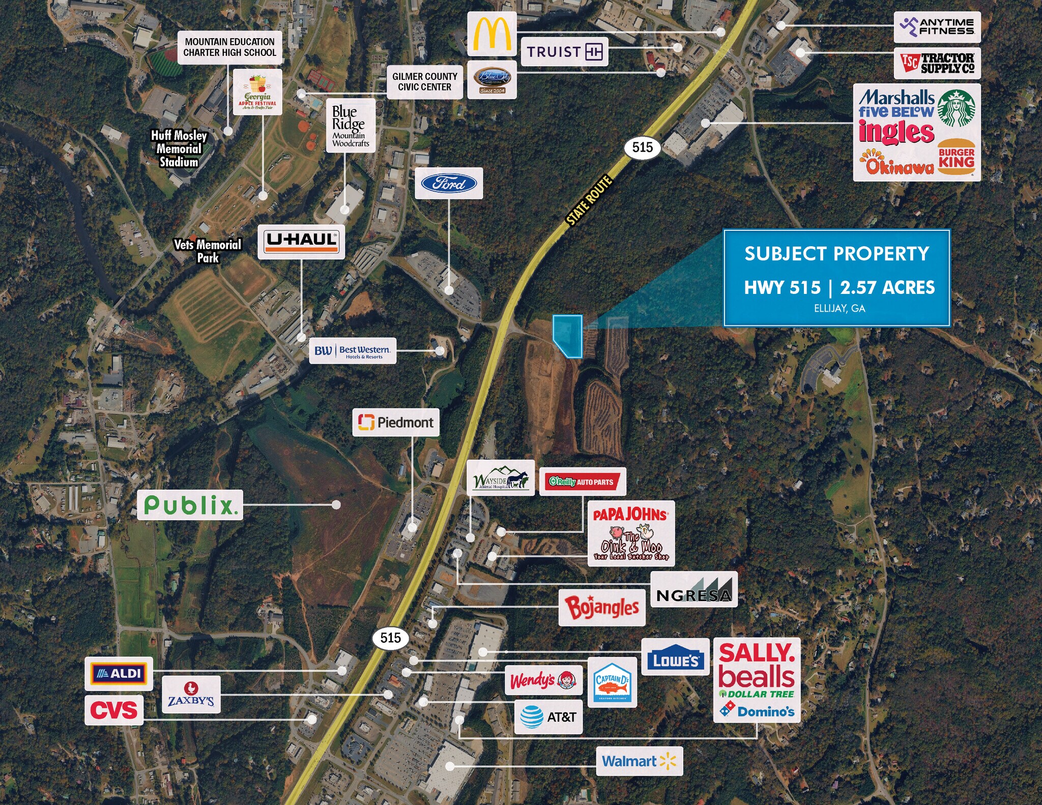 HW 515, Ellijay, GA à vendre Photo de l’immeuble– Image 1 sur 2