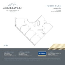 2001 W Camelback Rd, Phoenix, AZ à louer Plan d’étage– Image 1 sur 1