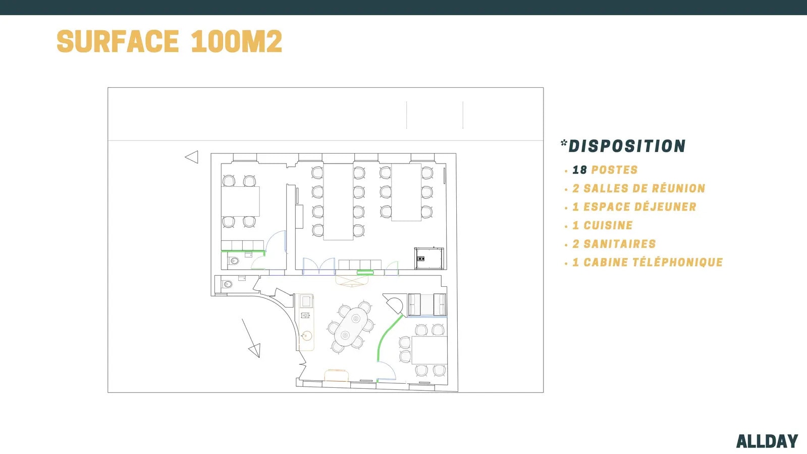 113 Boulevard De Sébastopol, Paris à louer Plan d’étage– Image 1 sur 2