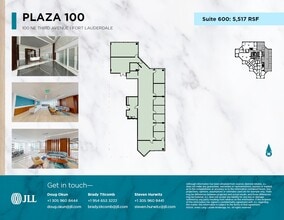 100 NE 3rd Ave, Fort Lauderdale, FL à louer Plan d’étage– Image 1 sur 1
