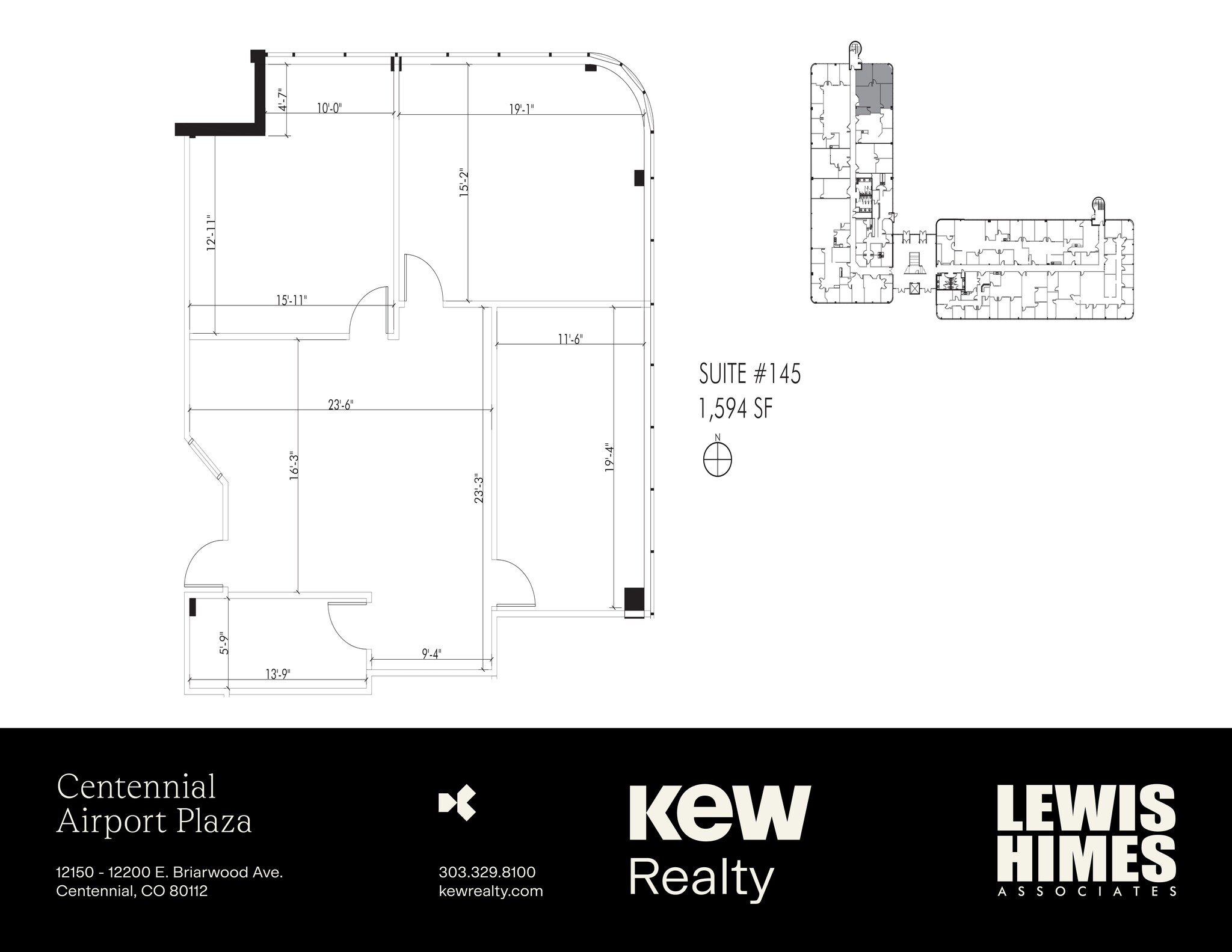 12150-12200 E Briarwood Ave, Centennial, CO à louer Plan de site– Image 1 sur 1