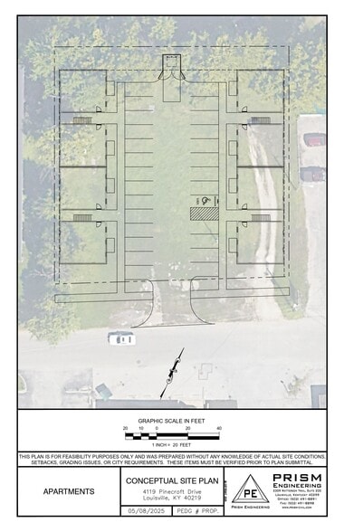 4119 Pinecroft Drive, Louisville, KY à vendre - Plan de site – Image 2 sur 3