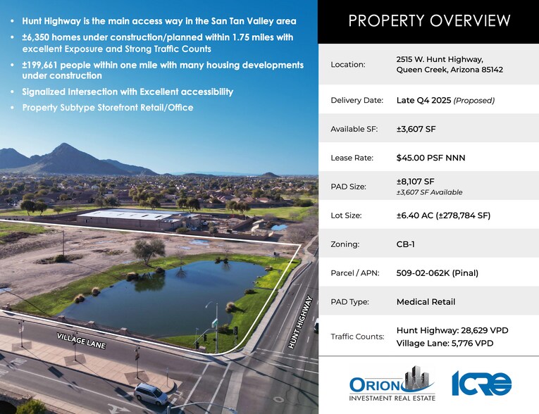 2515 W Hunt Hwy, Queen Creek, AZ à louer - Photo de l’immeuble – Image 2 sur 3