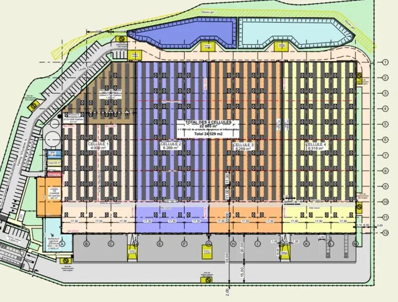 Industriel/Logistique dans Moult-Chicheboville à louer - Plan de site – Image 3 sur 3