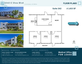 5010 E Shea Blvd, Scottsdale, AZ à louer Plan d’étage– Image 1 sur 1