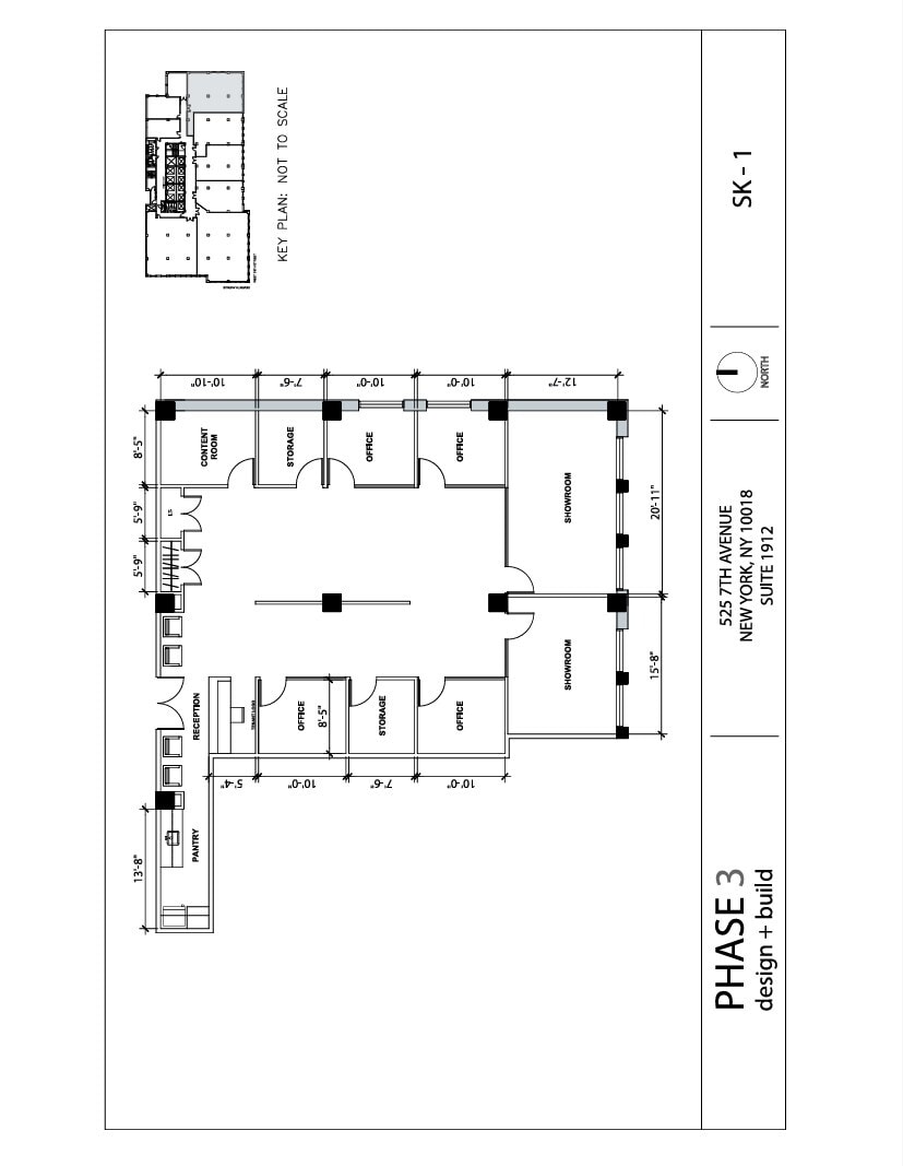 525 Seventh Ave, New York, NY à louer Plan d’étage– Image 1 sur 1