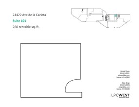 24422 Avenida De La Carlota, Laguna Hills, CA à louer Plan d’étage– Image 1 sur 1