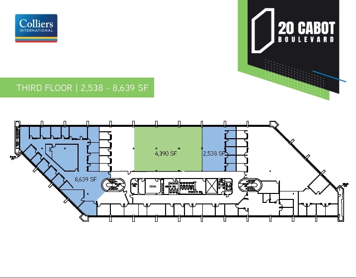 20 Cabot Blvd, Mansfield, MA à louer Plan d’étage– Image 1 sur 4