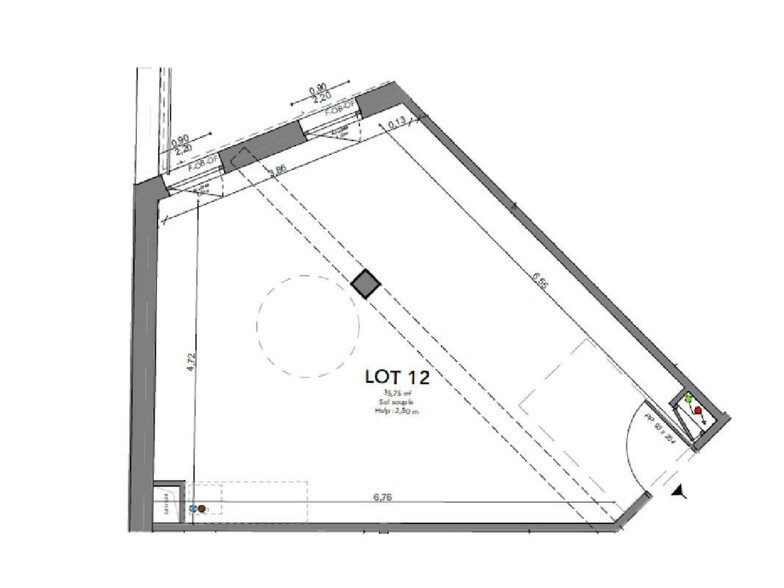 Bureau dans Hermanville-sur-Mer à vendre - Plan d’étage – Image 1 sur 5