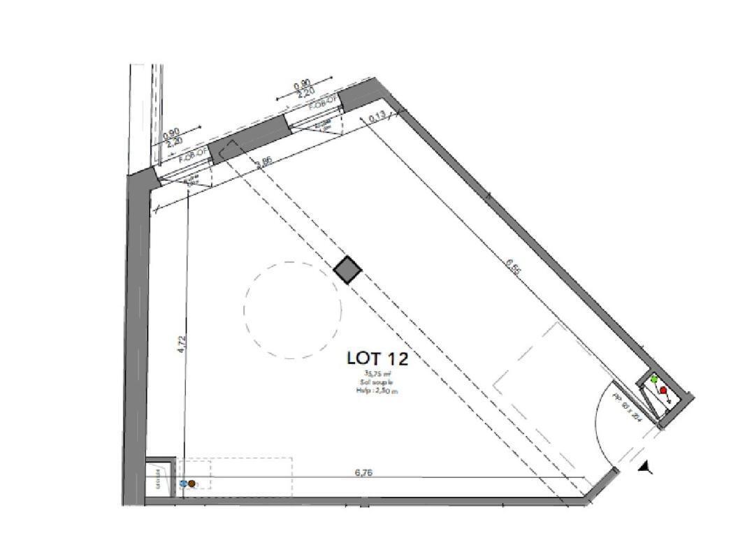Bureau dans Hermanville-sur-Mer à vendre Plan d’étage– Image 1 sur 6