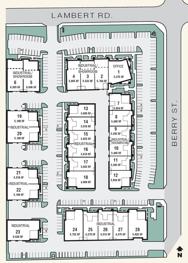 610-640 W Lambert Rd, Brea, CA à louer Aérien– Image 1 sur 2