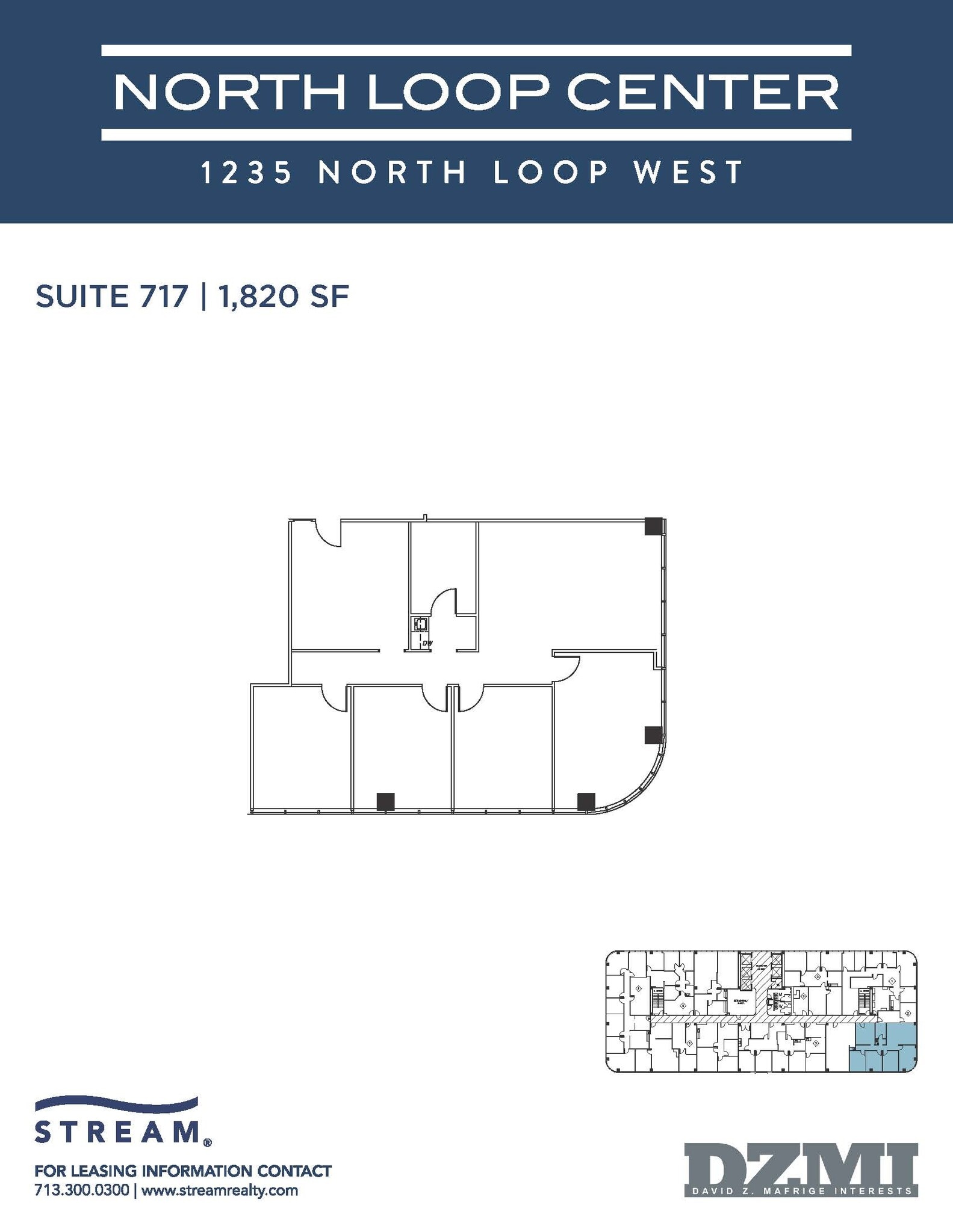 1235 North Loop W, Houston, TX à louer Plan d’étage– Image 1 sur 1