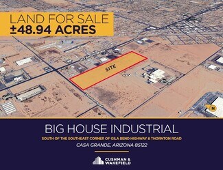 Plus de détails pour Gila Bend Highway, Casa Grande, AZ - Terrain à vendre