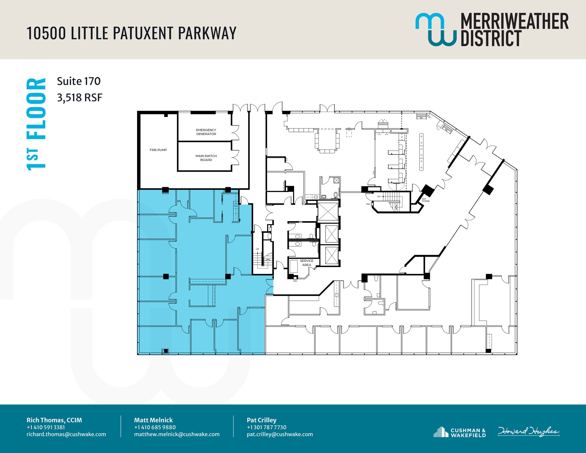 10480 Little Patuxent Pky, Columbia, MD à louer Plan d’étage– Image 1 sur 1