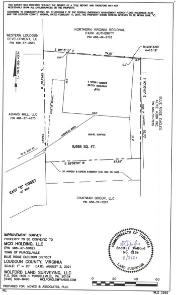 100 O St E, Purcellville, VA à louer - Plan de site – Image 2 sur 20