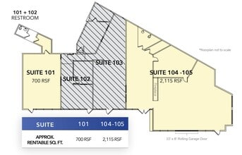 2725-2727 Shelter Island Dr, San Diego, CA à louer Plan d’étage– Image 1 sur 1