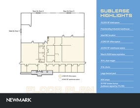 1821 McGaw Ave, Irvine, CA à louer Plan d’étage– Image 2 sur 2