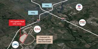 Plus de détails pour I-80 Rd, Minooka, IL - Industriel/Logistique à louer