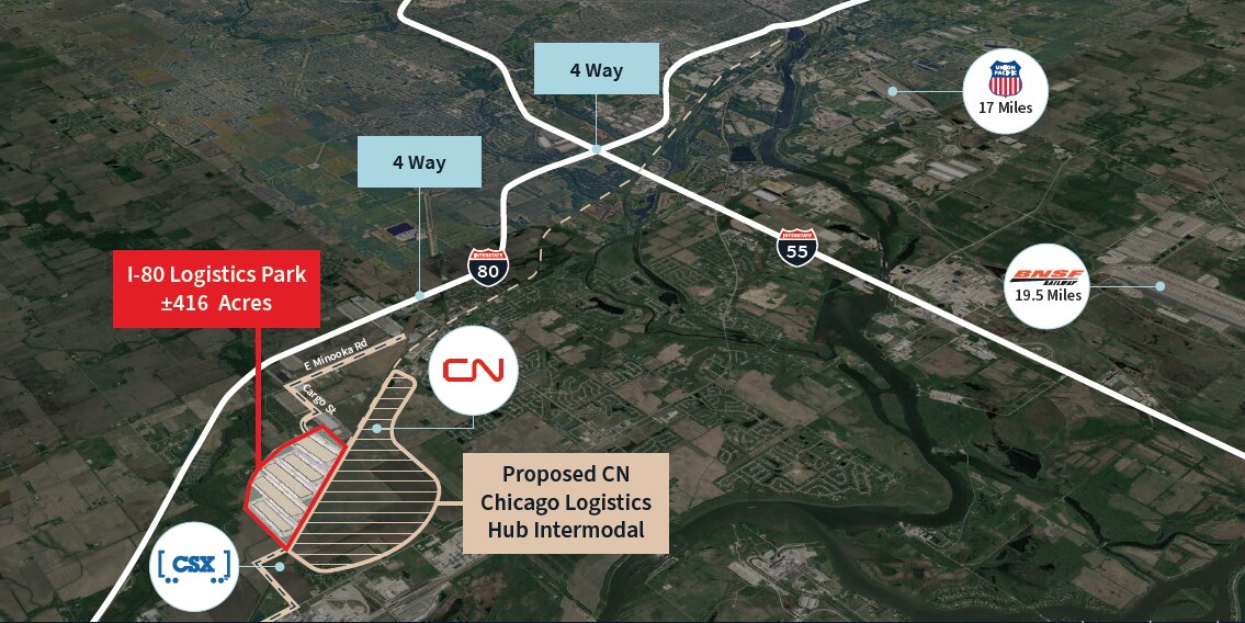I-80 Rd, Minooka, IL à louer Photo de l’immeuble– Image 1 sur 2
