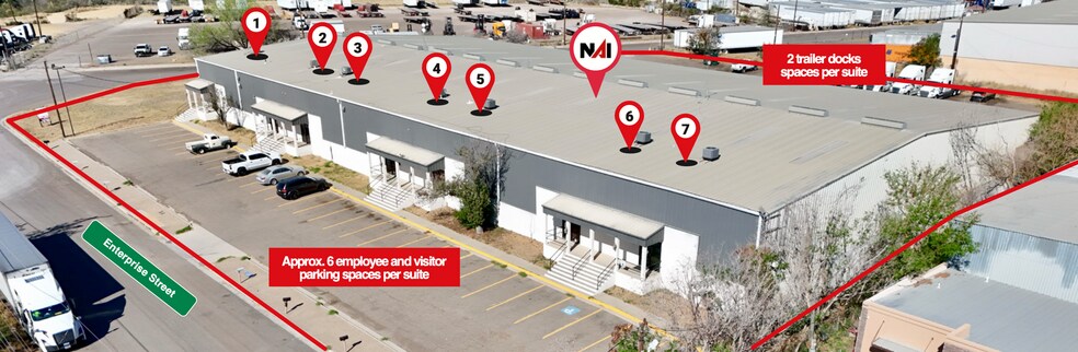 702 Enterprise St, Laredo, TX à louer - Aérien – Image 3 sur 13