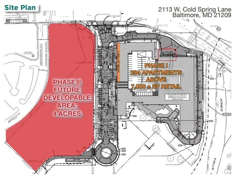 2113 W Cold Spring Ln, Baltimore, MD à louer - Plan de site – Image 2 sur 2