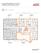 546 E Sandy Lake Rd, Coppell, TX à louer Plan d’étage– Image 1 sur 1