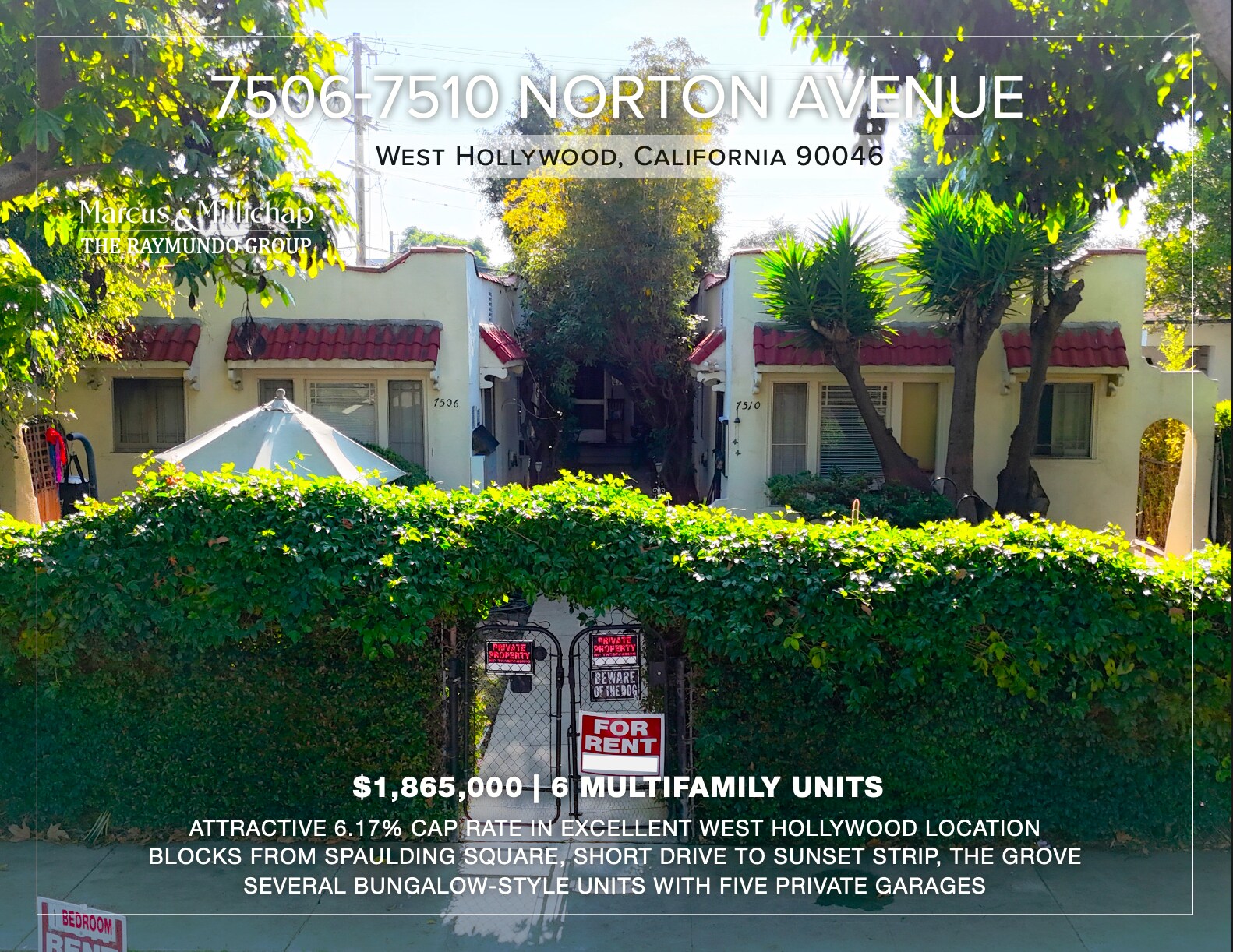 7506 Norton Ave, West Hollywood, CA à vendre Photo principale– Image 1 sur 10