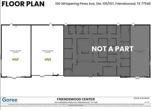 106 Whispering Pines Ave, Friendswood, TX à louer Plan d’étage– Image 1 sur 1