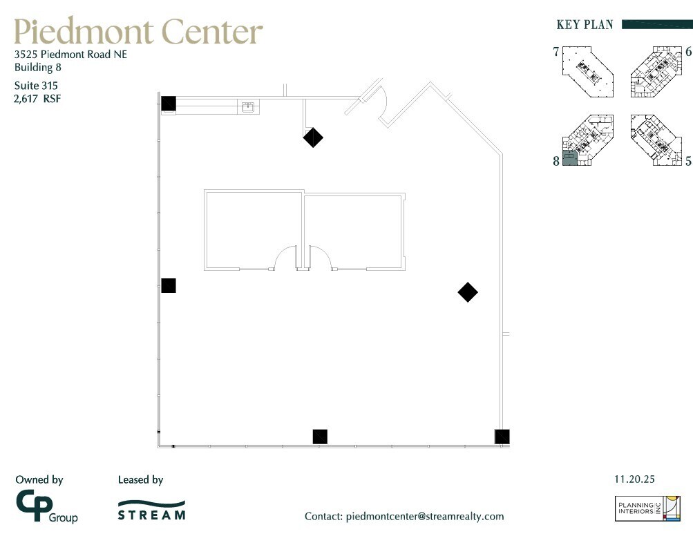 3495 Piedmont Rd NE, Atlanta, GA à louer Plan d’étage– Image 1 sur 1