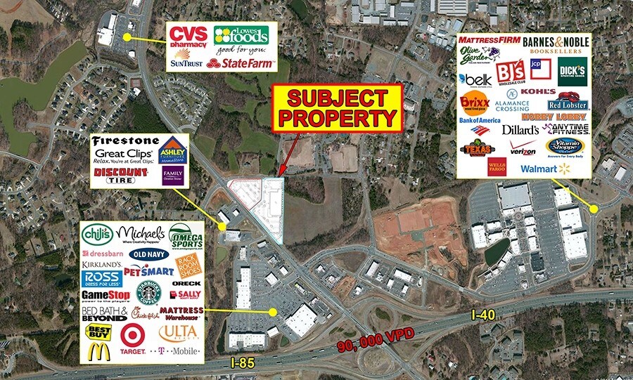 3866 Rural Retreat Rd, Burlington, NC à louer - Aérien – Image 2 sur 12