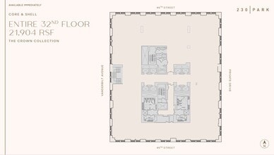 230 Park Ave, New York, NY à louer Plan d’étage– Image 1 sur 12