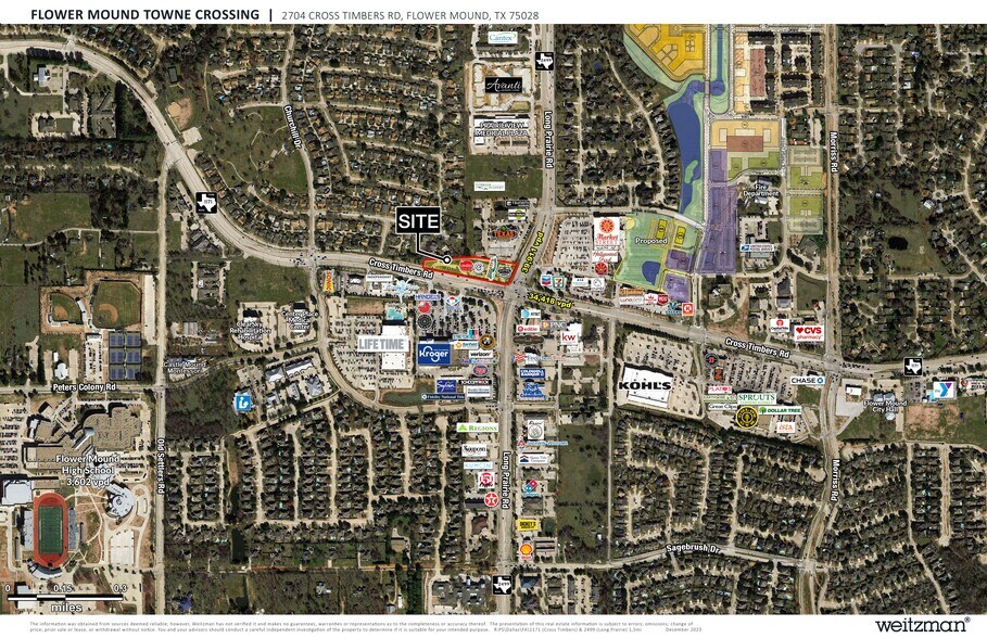 2704 Cross Timbers Rd, Flower Mound, TX à louer - Aérien – Image 2 sur 2