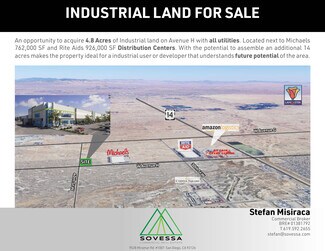 Plus de détails pour 3995 W Avenue H, Lancaster, CA - Terrain à vendre