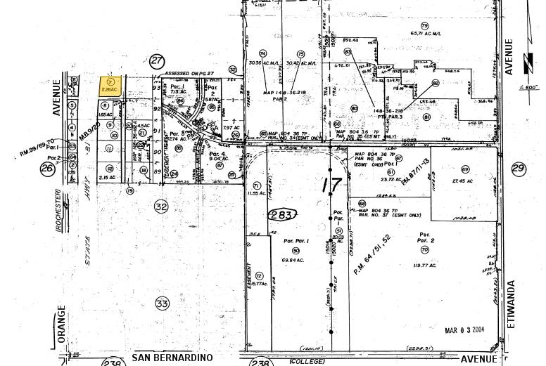 9076 Hyssop Dr, Rancho Cucamonga, CA à louer - Plan cadastral – Image 2 sur 6